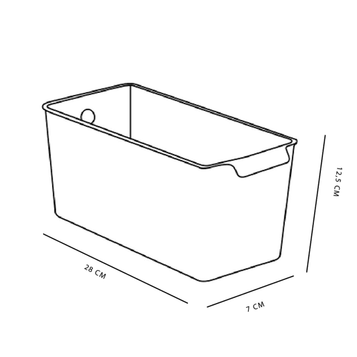 Caixa STORAGE 13,5x28x12,5cm rosa Caixa STORAGE 13,5x28x12,5cm rosa