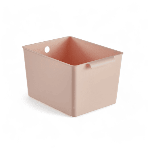 Caixa STORAGE 19x25x15cm cor rosa