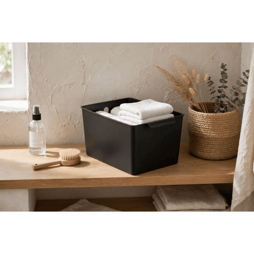 Caixa STORAGE 22,5x34x15cm preto Caixa STORAGE 22,5x34x15cm preto