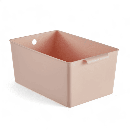 Caixa STORAGE 22,5x34x15cm cor rosa Caixa STORAGE 22,5x34x15cm cor rosa