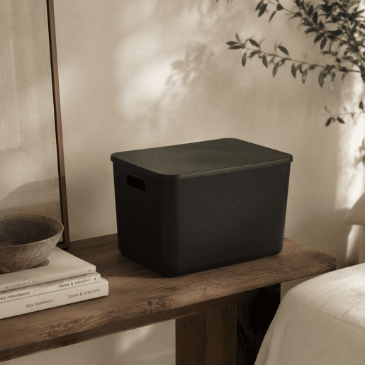 Caixa STORAGE 18x26x16cm cor preto Caixa STORAGE 18x26x16cm cor preto