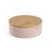 Caja de Joyas CIRCULAR con espejo de bambú 14cm Caja de Joyas CIRCULAR con espejo de bambú 14cm Rosa
