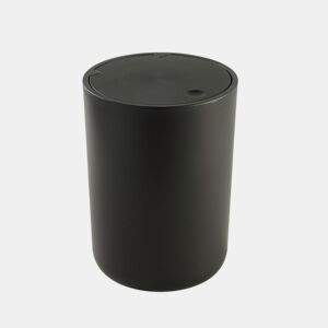 Balde do lixo BASURA 8,5 litros com tampa ABS preto