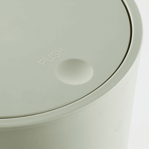 Balde do lixo BASURA 8,5 litros com tampa ABS verde