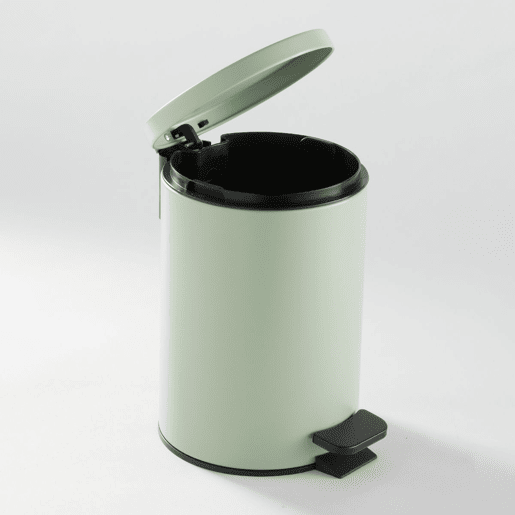 Balde do lixo BASURA 3 litros com pedal verde Balde do lixo BASURA 3 litros com pedal verde