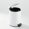 Balde do lixo BASURA 3 litros com pedal branco