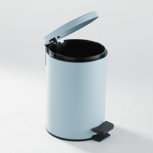 Balde do lixo BASURA 3 litros com pedal azul Balde do lixo BASURA 3 litros com pedal azul
