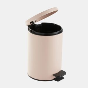 Balde do lixo BASURA 3 litros com pedal rosa