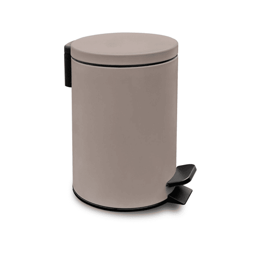 Balde do lixo BASURA 3 litros com pedal rosa