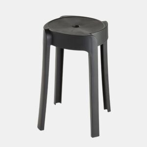 Banco APILABLE plástico 45cm preto