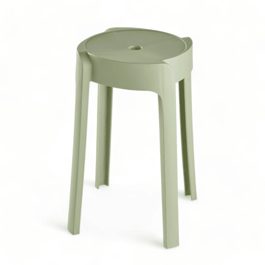 Banco APILABLE plástico 45cm verde Banco APILABLE plástico 45cm verde