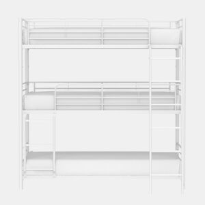 Beliche triplo THREE 90x190cm preto