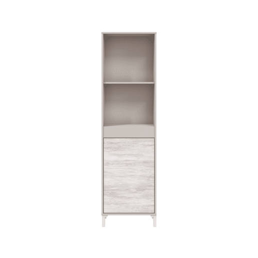 Vitrine alta VANYA bege e branco Vitrine alta VANYA bege e branco