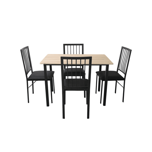 Conjunto de mesa fixa com 4 cadeiras DIEGO