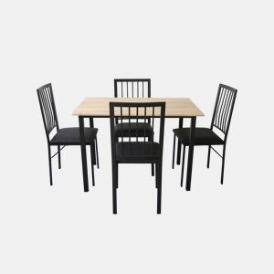 Conjunto de mesa fixa com 4 cadeiras DIEGO