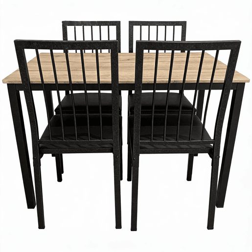 Conjunto de mesa fixa com 4 cadeiras DIEGO