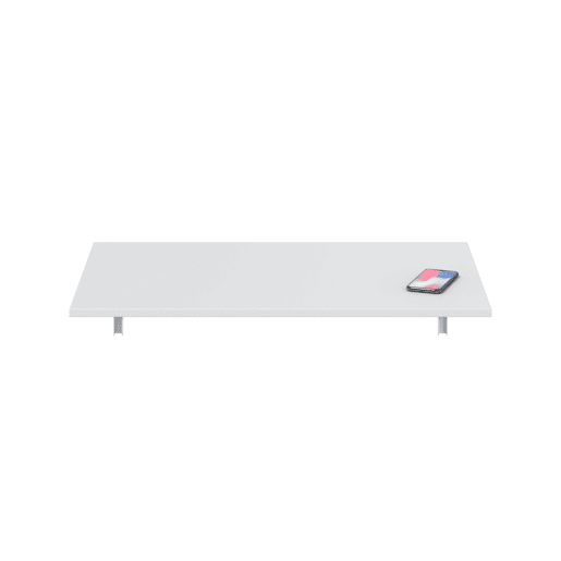 Mesa de parede rebatível ARIET 78x50cm branco