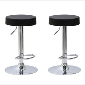 Conjunto de 2 bancos ajustáveis MAX cor preto