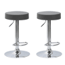 Conjunto de 2 bancos ajustáveis MAX cor cinza