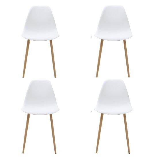 Pack de 4 sillas de cocina ADA