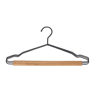 Conjunto de 3 cabides WOOD metal e madeira 20x42x1,2cm cinza