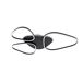 Plafón CLIO led 33W 75cm marca CONFORAMA Plafón CLIO led 33W 75cm marca CONFORAMA Negro