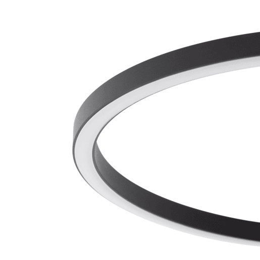 Plafon ERATO LED 20W 57cm cor preto marca CONFORAMA