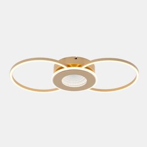 Plafon ERATO LED 20W 57cm cor dourado marca CONFORAMA