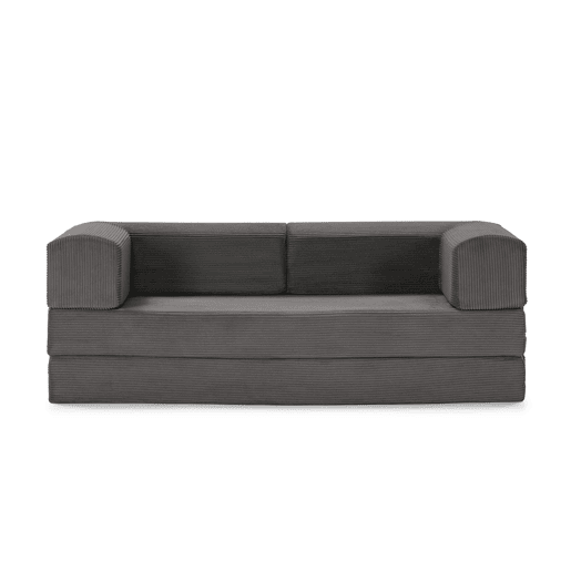 Sofá cama 3 lugares TETRIS cor antracite