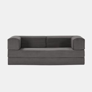 Sofá cama 3 lugares TETRIS cor antracite