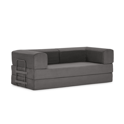 Sofá cama 3 lugares TETRIS cor antracite