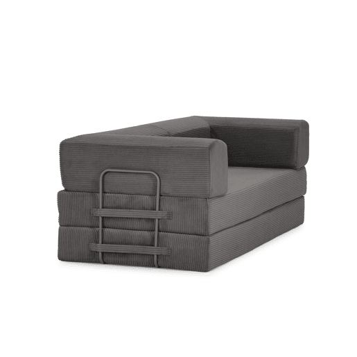 Sofá cama 3 lugares TETRIS cor antracite