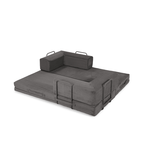Sofá cama 3 lugares TETRIS cor antracite