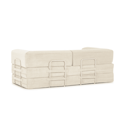 Sofá cama 3 lugares TETRIS cor bege