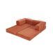 Sofá cama 3 plazas TETRIS Sofá cama 3 plazas TETRIS Terracota