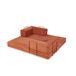 Sofá cama 3 plazas TETRIS Sofá cama 3 plazas TETRIS Terracota