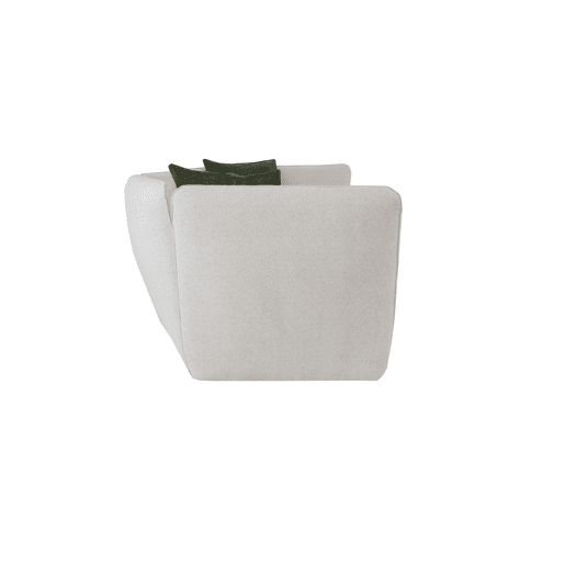 Sofá de 3 lugares SOPHIE cor branco e verde Sofá de 3 lugares SOPHIE cor branco e verde