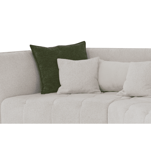 Sofá de 3 lugares SOPHIE cor branco e verde Sofá de 3 lugares SOPHIE cor branco e verde