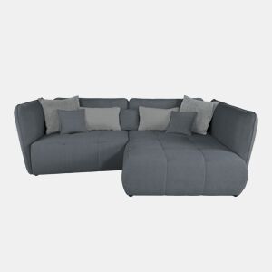 Chaise longue izquierda SOPHIE color gris oscuro y gris claro
