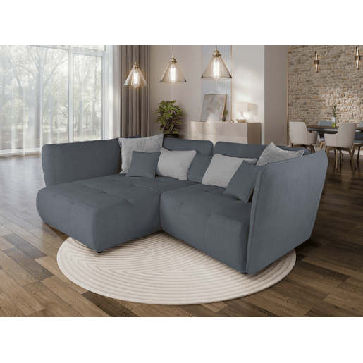 Chaise longue izquierda SOPHIE color gris oscuro y gris claro