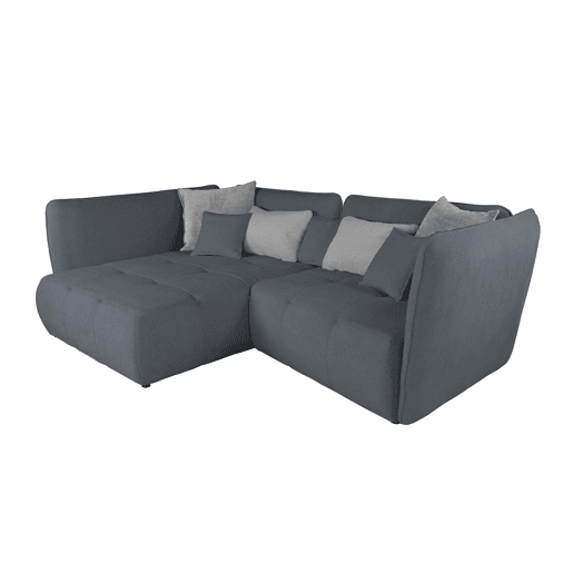 Chaise longue izquierda SOPHIE color gris oscuro y gris claro