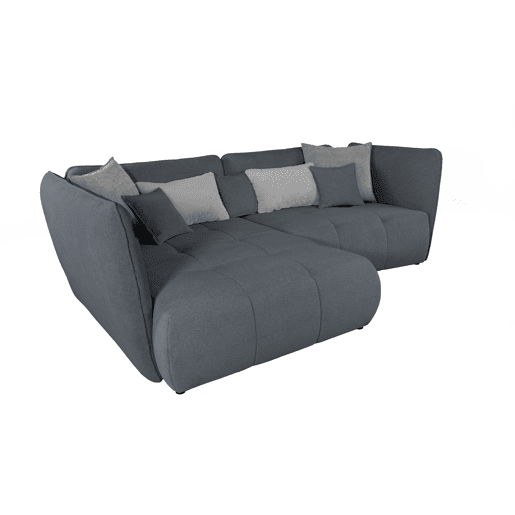 Chaise longue izquierda SOPHIE color gris oscuro y gris claro
