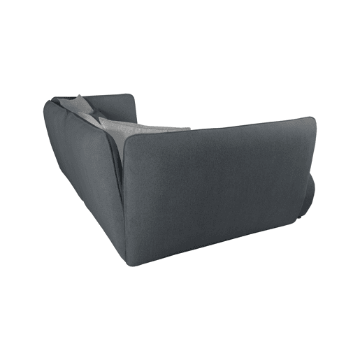 Chaise longue izquierda SOPHIE color gris oscuro y gris claro