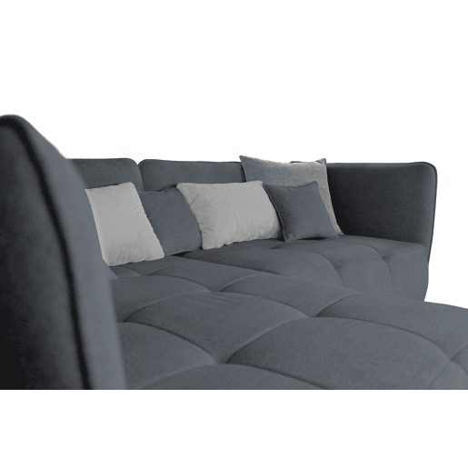 Chaise longue izquierda SOPHIE color gris oscuro y gris claro