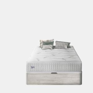 Pack TOP VISCOGEL Z9 150x190cm ensacado e sommier glaciar SOMNALIS