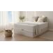 Pack TOP VISCOGEL Z9 150x190cm ensacado y canapé glaciar SOMNALIS Pack TOP VISCOGEL Z9 150x190cm ensacado y canapé glaciar SOMNALIS Blanco/ Gris Claro