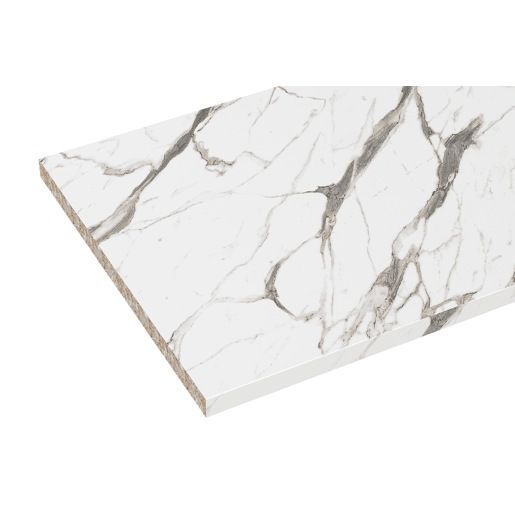 Bancada laminada CONFO BASIC 240x63,5cm mármore calacatta Bancada laminada CONFO BASIC 240x63,5cm mármore calacatta