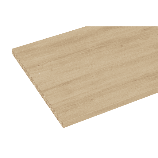 Bancada laminada CONFO BASIC 240x63,5cm carvalho natural