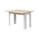 Mesa de cocina extensible GINA Mesa de cocina extensible GINA Blanco/ Madera