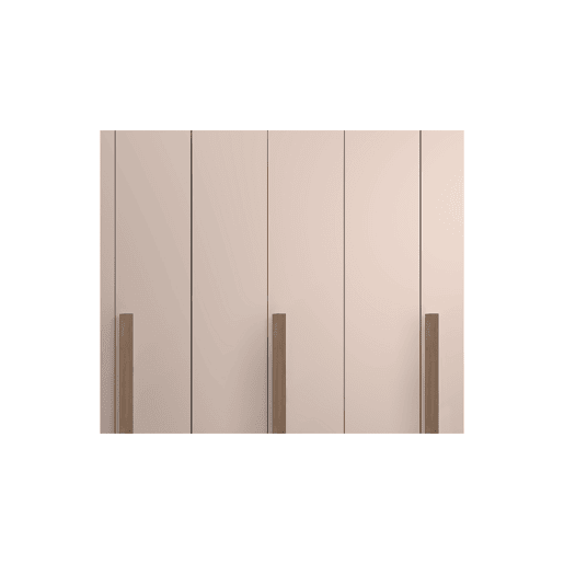 Roupeiro SWING 230x240cm 6 portas batentes cor bege